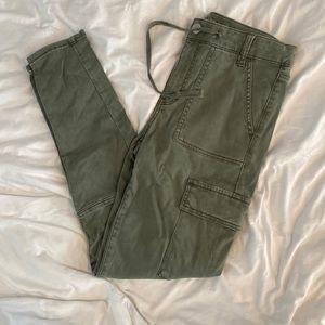 hi-rise jeggings cargo pants